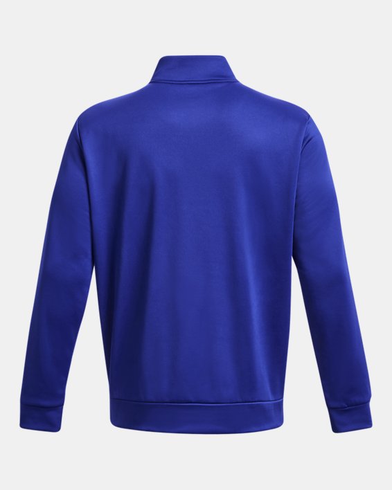 Sudadera con cremallera de ¼ Armour Fleece® para hombre, Blue, pdpMainDesktop image number 5